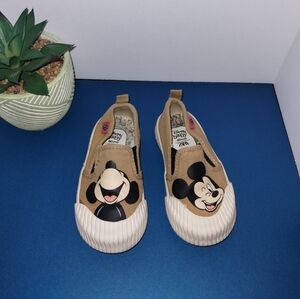 Disney Kids Tan Slip-On Shoes